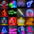 Neon Led Sign Usb Wall Decor Lamp Gaming Setup Streamer Lighting New. Price: $70.23.
