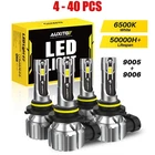 Auxito 9005+9006 Led Bulbs Set Headlight 6500K White Replacement 4-40PCS New. Price: $34.19.