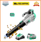 Litheli 20V Cordless Leaf Blower - 350 Cfm, 85 Mph, 4.0AH Battery Included New. Price: $82.64.