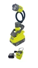 New Ryobi 18V PCL665 Flexible Led Clamp Light Kit With Battery And Charger. Price: $54.99.