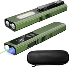 Edc Flashlight 4 In 1 Pocket Magnetic Slim Flat High Lumens Work New. Price: $69.99.