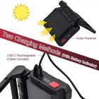 Husky 2500-LUMEN Rechargeable Cordless Led Work Light, Solar, Magnetic Hook Nib New. Price: $22.50.