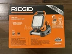 Ridgid 18V Led Floodlight Kit R86902KSB 2500 Lumens W/ 2.0AH Battery Charger New. Price: $95.95.