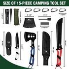 Mossy Oak Hatchet And Machete Knife Set With Sheath Axe Hunting Knives Flashligh New. Price: $42.99.