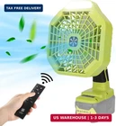 Taingwei Cordless Fan With Remote For Ryobi 18V Battery,portable 3 Ener New. Price: $73.58.
