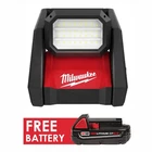 Milwaukee 2366-20 M18 Rover Dual Power Flood Light + Free Battery New. Price: $214.99.
