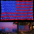 Led String Lights 420 Super Bright American Flag Waterproof Plug Miniao Lighted New. Price: $59.99.