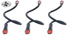 Black Mamba Insulated Flex Neck Flashlight With Magnetic Head + Base - Set Of 3 New. Price: $47.99.