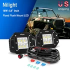 Nilight 2X 18W 4"INCH Led Work Bar Driving Fog Lamp Offroad Atv Suv 4WD 5" New. Price: $38.99.