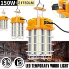 150W Led Temporary Work Light 22500LM Linkable Construction Jobsite Hanging Lamp New. Price: $99.45.