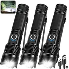 3 Pack Rechargeable Flashlights High Lumens, 990000LM Super Bright Led New. Price: $74.68.