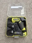 Ryobi Usb Lithium Multi Head Screwdriver Kit Battery Charging Cable 10PC Bit Set Used. Price: $34.99.