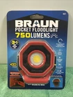 Braun Pocket Floodlight Rechargeable 750 Lumens Magnetic Led W/usb-c Cable New. Price: $39.00.