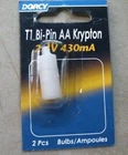 Dorcy T1 Bi-pin Aa Krypton 2.4 V 430 Ma Pc., Free Shipping New. Price: $10.00.