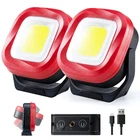Magnetic Work Light, 42 Leds 1000 Lumens Rechargeable Portable Flash... New. Price: $64.50.