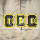 Braun Portable Led Work Light Set Of 3, 4 Aa Battery Powered, Yellow/black Used. Price: $50.00.