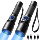 Consciot Uv Flashlight Blacklight 365NM Led Usb-c Rechargeable Pet Stain Detecto New. Price: $44.99.
