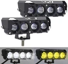 Yellow/white Motorcycle Driving Fog Lights Bar 2PCS 5INCH Offroad Black New. Price: $38.97.