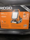 Ridgid 18V Led Floodlight Kit R86902KSB 2500 Lumens W/ 2.0AH Battery Charger New. Price: $80.00.