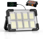 120W Solar Rechargeable Work Light, 144 Led 10000LM With Modes, New. Price: $30.99.
