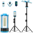 T-sun Rechargeable 10400MAH Camping Light With Stand, Cordless Work Blue New. Price: $95.69.