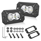 Flush Mount Led Pods, Akd Part Cree Bumper Lights 40W Spot Flood Combo New. Price: $55.83.