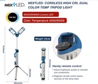 Nextled Ultimate NT-6926M Heavy Duty Portable Battery Powered Shop Light, 6000 New. Price: $325.00.