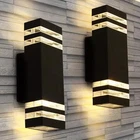 12.8INCH Led Rectangular Outdoor Fixture Wall Sconce Lights 12W Large Mode New. Price: $89.34.