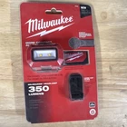 Milwaukee 350 Lumens Led Headlamp 2103, Aaa, IP54, Sweat Strap, Hard Hat Clips New. Price: $24.99.