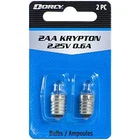 Dorcy 2AA-2.25-VOLT, 0.6A Krypton Replacement Bulb, 2-PACK (41-1664) New. Price: $7.95.