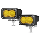 S2 Sport Amber Work/scene Light 3000K Led Cube Pods 4000LM Yellow Diffusion Beam New. Price: $34.95.