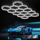 Gen 2 Hexagon Led Garage Light, 399W Dimmable 39900LM For Detailing & Gym New. Price: $333.99.