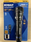 Kobalt Focusing Led Flashlight Rechargeable 5697568 - Brand New D5. Price: $29.99.