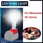 Led Indoor Work Light Bulb Suitable For Milwaukee 18V Series Li-ion Battery New. Price: $15.69.