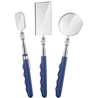 Copkim 3 Pieces Telescoping Inspection Mirror Stainless 50/50/25 Mm, Blue New. Price: $20.00.