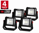4 Pack Husky 1500 Lumens Rechargeable Led Work Lights Usb-c Magnetic 360 New. Price: $49.99.