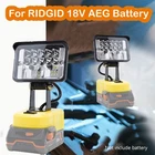 Super-bright Led Work Light For Ridgid 18V Batteries 2800LM W/fast Charge Usb New. Price: $24.41.