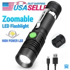 Rechargeable Led Flashlight 990000LM Tactical Police Super Bright Torch Zoomable New. Price: $10.98.