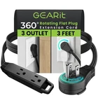 Gearit 3FT 360 Rotating Flat Plug Extension Cord, Outlet Low Profile Power... New. Price: $22.67.