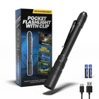 Rechargeable Pen Flashlight, 800LM Zoomable Pocket Flashlights With Cli... New. Price: $39.30.