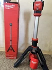 Milwaukee M12 Rocket Tower Light 2132-20 12V Cordless Led Tripod Stand Open. Price: $140.00.