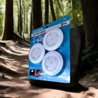 Luminar Indoor Wireless Led Puck Lights, 3 Pack New. Price: $15.80.