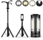 Rechargeable 10000MAH Camping Light W/stand 6.5FT Max Height Cordless Work New. Price: $84.65.