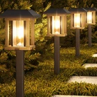 Xmcosy+ Vintage Solar Pathway Lights Outdoor 4 Pack Warm White Seeded Glass... New. Price: $106.67.