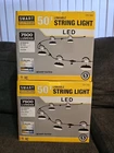 2X 50FT Led Work 7,500LM Waterproof Construction String Lights Linkable New. Price: $85.00.