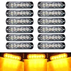 Seisso 12-PACK 6 Led Sync Feature Amber Strobe Lights Pieces, New. Price: $67.66.