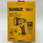 New Dewalt DCL043 20V Max Jobsite Led Spotlight. Price: $59.99.