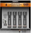 Duracell Durabeam Ultra Hybrid Led Flashlights 1500 Lumens Set Of 4 Usb-c/aaa New. Price: $35.95.