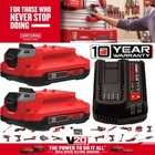 4PACK 20V V20 6.0AH For CMCB205 Craftsman Max Li-ion BATTERY/CMCB104 Charger New. Price: $85.00.