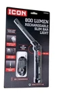 Brand New Icon 800 Lumen Led Rechargeable Magnetic Folding Slim Bar Work Light. Price: $64.99.